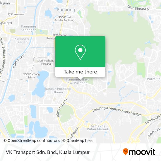 VK Transport Sdn. Bhd. map