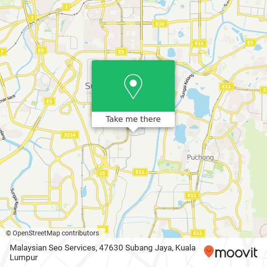 Peta Malaysian Seo Services, 47630 Subang Jaya