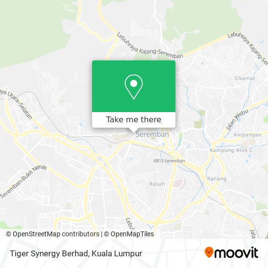 Tiger Synergy Berhad map