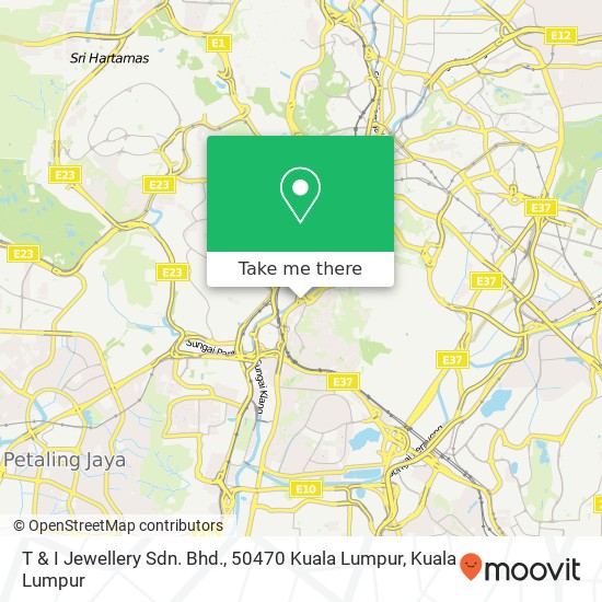 T & I Jewellery Sdn. Bhd., 50470 Kuala Lumpur map