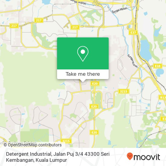 Detergent Industrial, Jalan Puj 3 / 4 43300 Seri Kembangan map