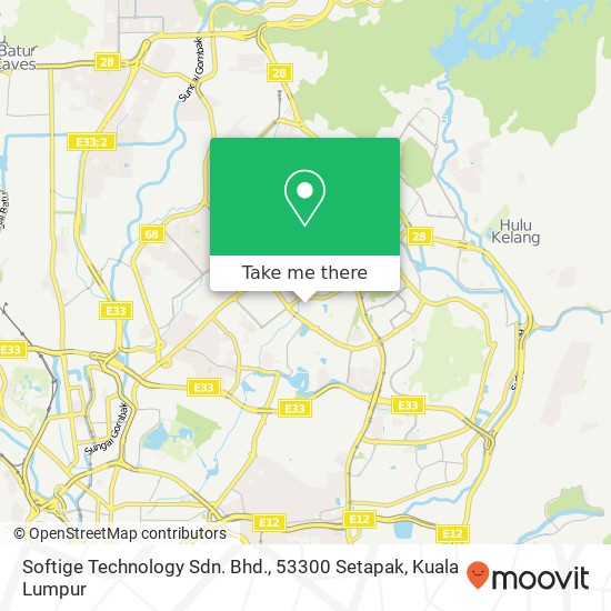 Softige Technology Sdn. Bhd., 53300 Setapak map