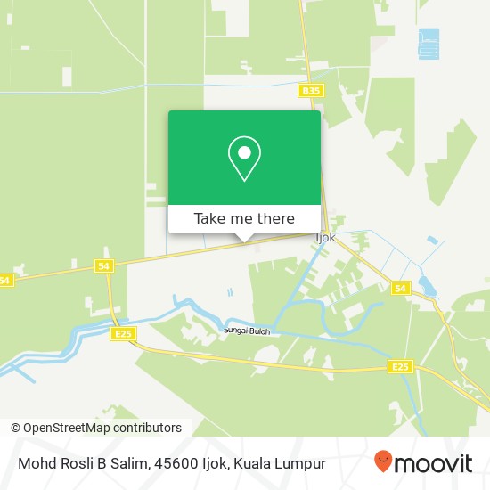 Peta Mohd Rosli B Salim, 45600 Ijok