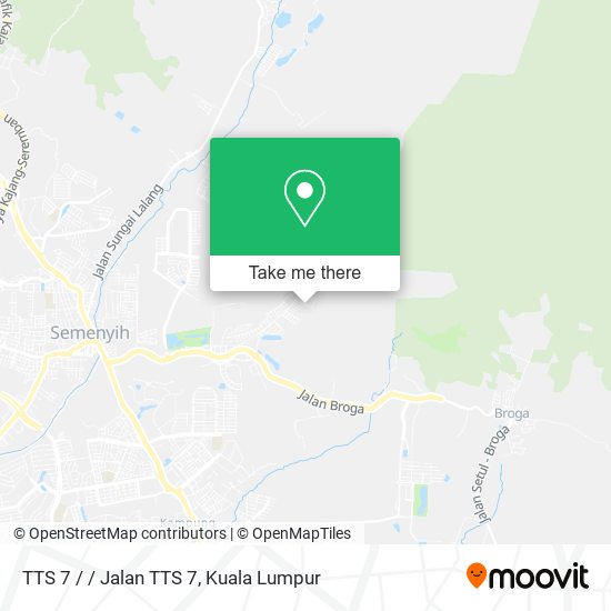 Peta TTS 7 / / Jalan TTS 7, 43500 Semenyih