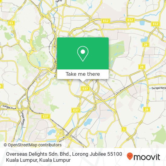 Overseas Delights Sdn. Bhd., Lorong Jubilee 55100 Kuala Lumpur map