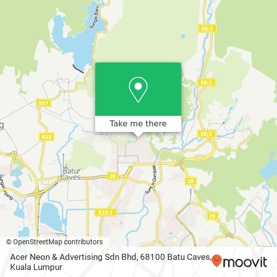 Acer Neon & Advertising Sdn Bhd, 68100 Batu Caves map