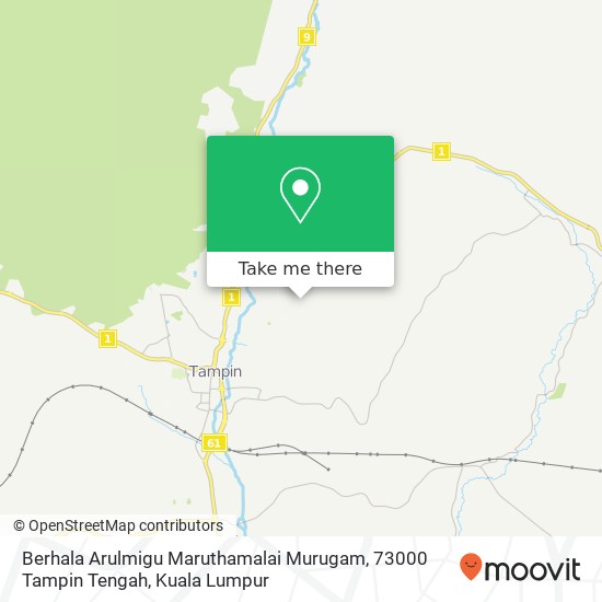 Berhala Arulmigu Maruthamalai Murugam, 73000 Tampin Tengah map