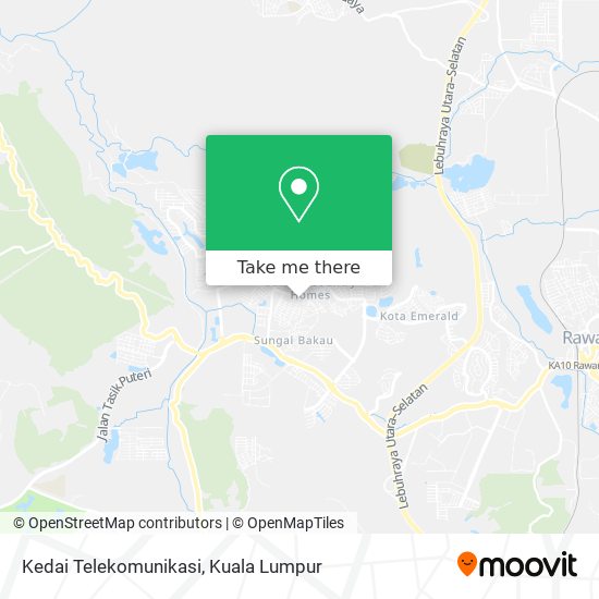 Kedai Telekomunikasi map