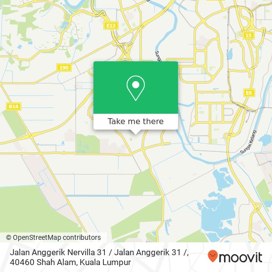 Jalan Anggerik Nervilla 31 / Jalan Anggerik 31 /, 40460 Shah Alam map