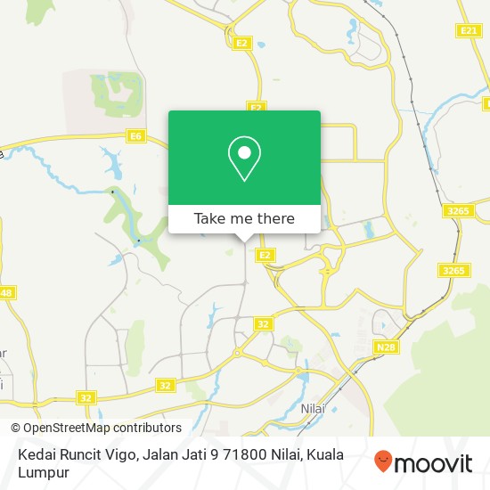 Kedai Runcit Vigo, Jalan Jati 9 71800 Nilai map