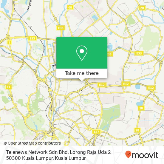 Peta Telenews Network Sdn Bhd, Lorong Raja Uda 2 50300 Kuala Lumpur