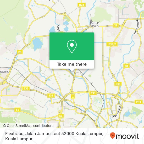 Flextraco, Jalan Jambu Laut 52000 Kuala Lumpur map