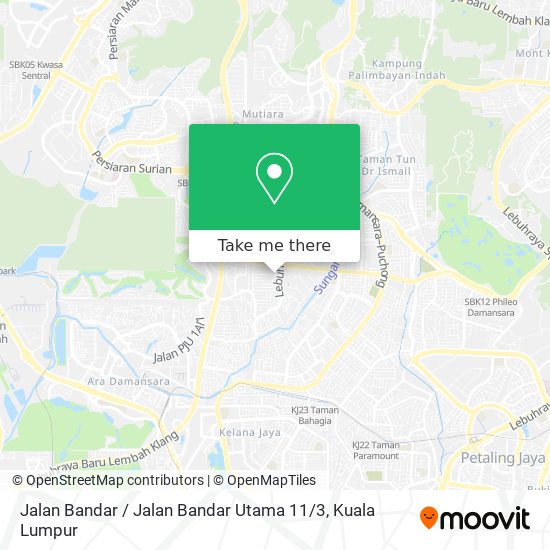 Jalan Bandar / Jalan Bandar Utama 11 / 3 map