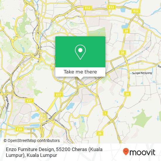 Enzo Furniture Design, 55200 Cheras (Kuala Lumpur) map