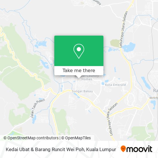 Kedai Ubat & Barang Runcit Wei Poh map