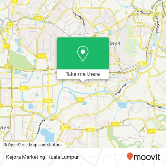 Kejora Marketing map