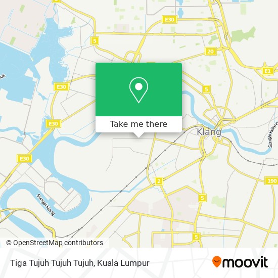 Tiga Tujuh Tujuh Tujuh map