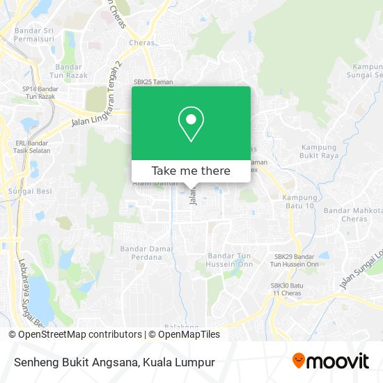 Senheng Bukit Angsana map