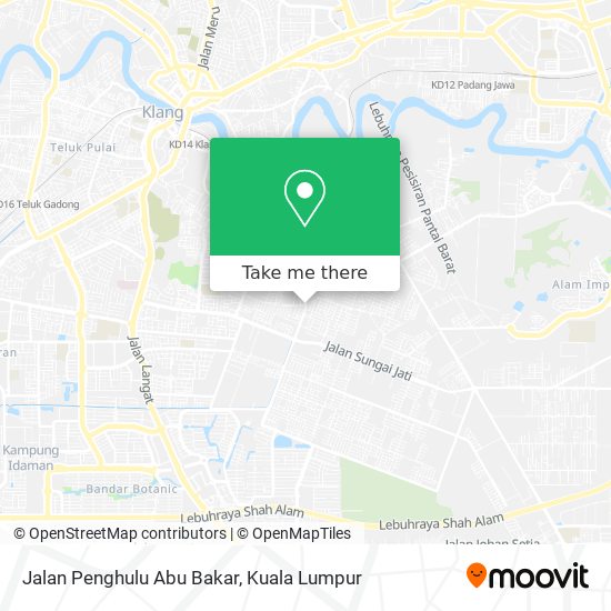 Jalan Penghulu Abu Bakar map