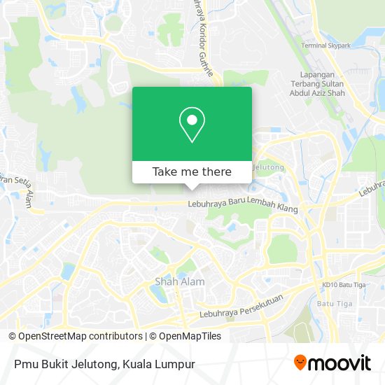 Pmu Bukit Jelutong map