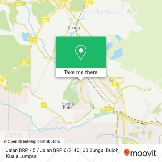 Peta Jalan BRP / 5 / Jalan BRP 6 / 2, 40160 Sungai Buloh