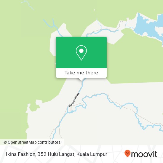 Ikina Fashion, B52 Hulu Langat map