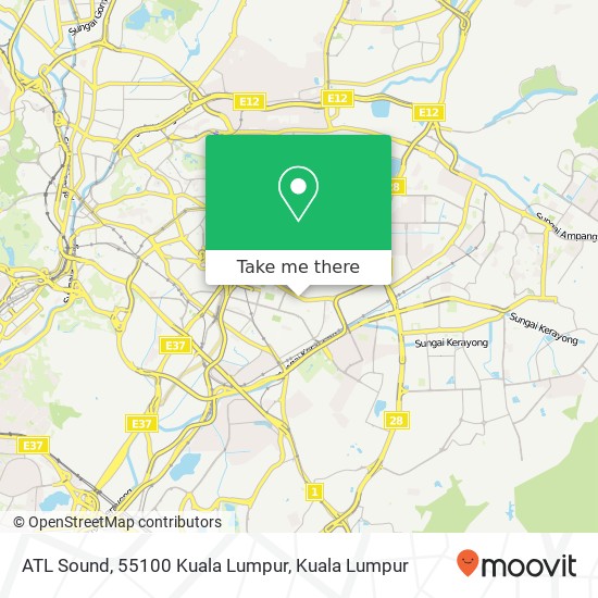 ATL Sound, 55100 Kuala Lumpur map