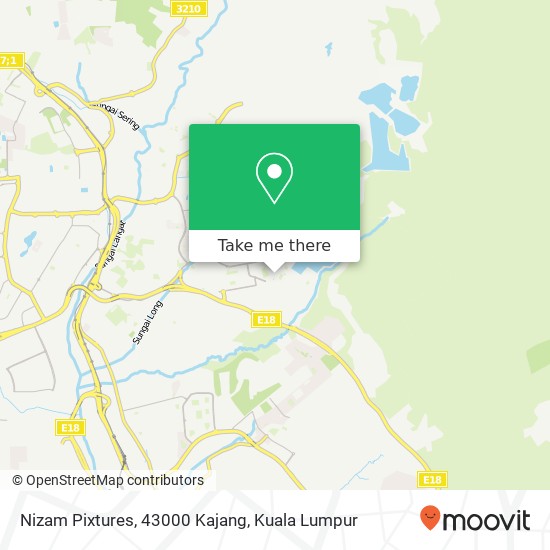 Nizam Pixtures, 43000 Kajang map