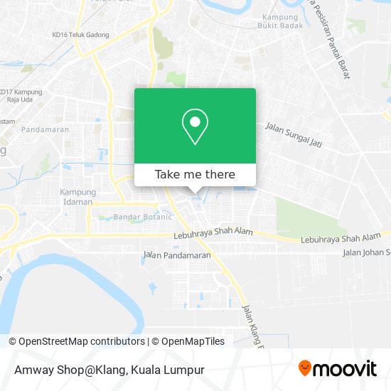 Amway Shop@Klang map