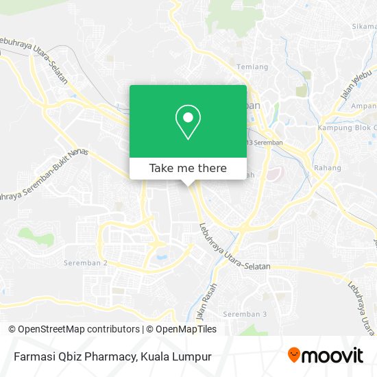 Farmasi Qbiz Pharmacy map