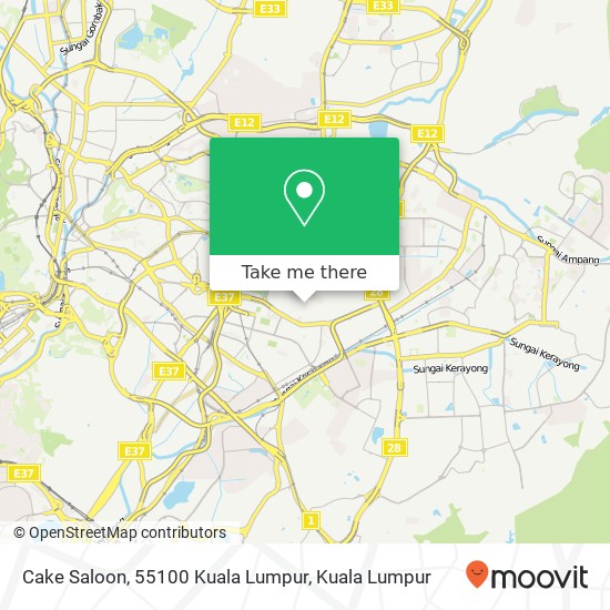 Cake Saloon, 55100 Kuala Lumpur map