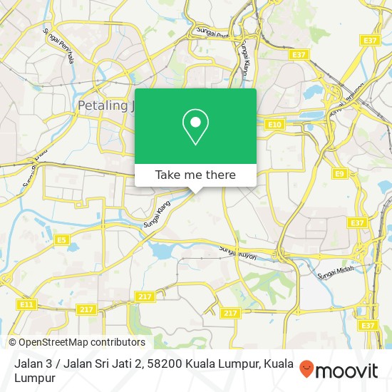 Jalan 3 / Jalan Sri Jati 2, 58200 Kuala Lumpur map