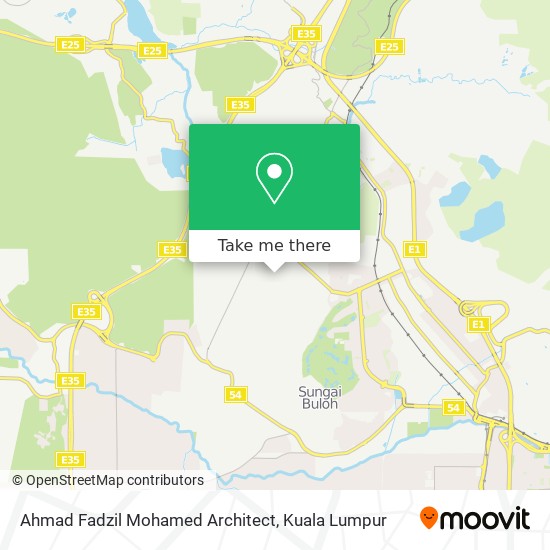 Peta Ahmad Fadzil Mohamed Architect