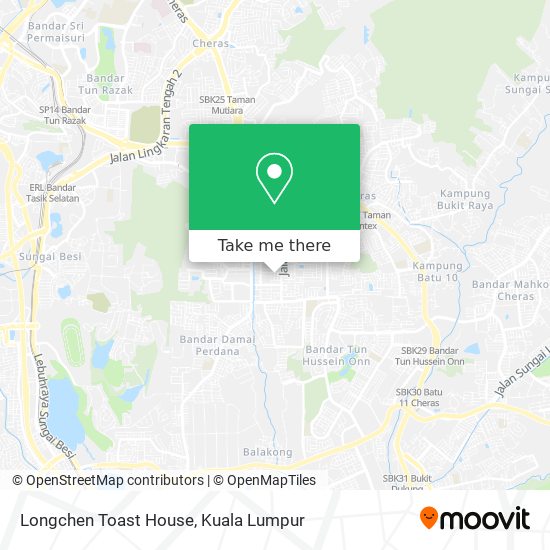 Longchen Toast House map