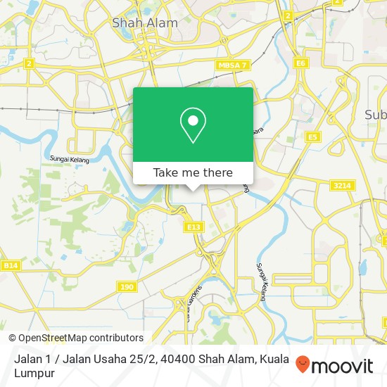Jalan 1 / Jalan Usaha 25 / 2, 40400 Shah Alam map