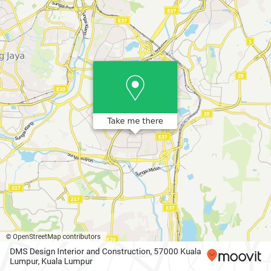 DMS Design Interior and Construction, 57000 Kuala Lumpur map