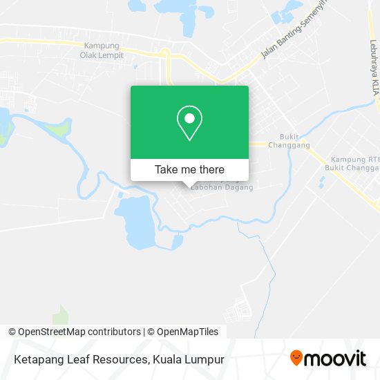 Peta Ketapang Leaf Resources, Jalan Bahagia 42700 Banting