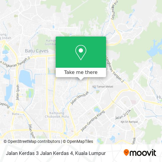 Jalan Kerdas 3 Jalan Kerdas 4 map