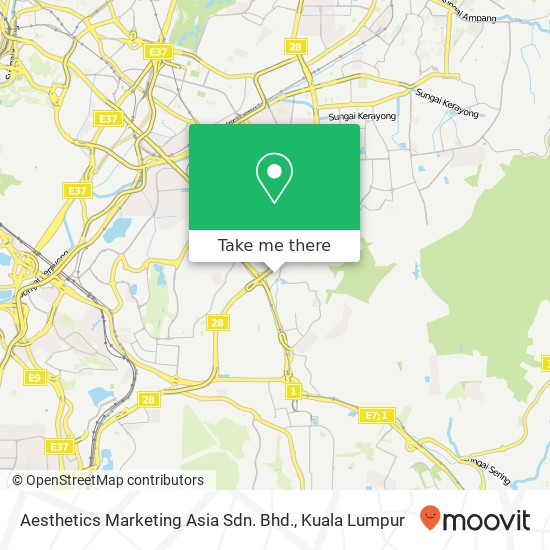 Aesthetics Marketing Asia Sdn. Bhd. map