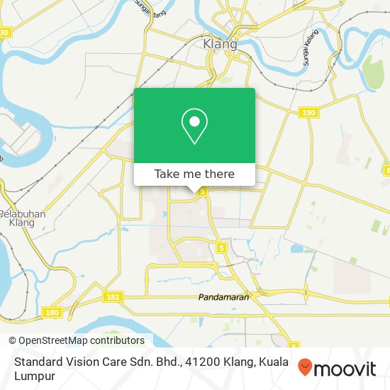 Standard Vision Care Sdn. Bhd., 41200 Klang map