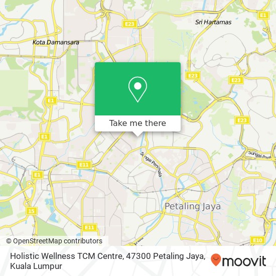 Holistic Wellness TCM Centre, 47300 Petaling Jaya map