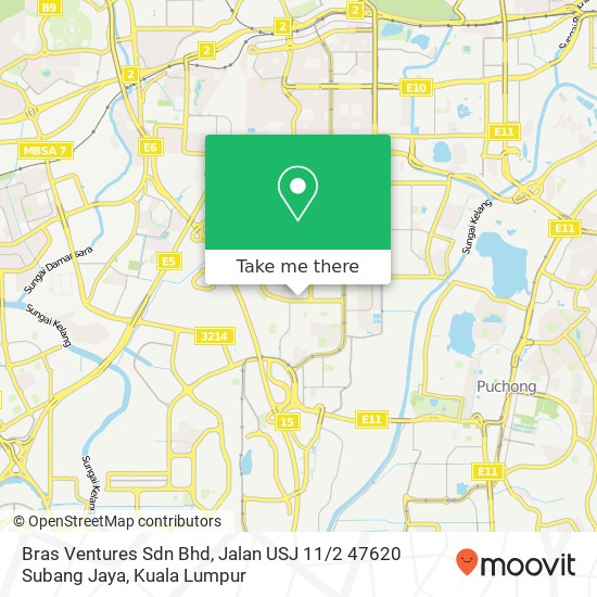 Bras Ventures Sdn Bhd, Jalan USJ 11 / 2 47620 Subang Jaya map