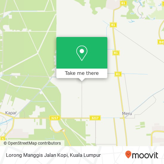 Lorong Manggis Jalan Kopi, 42200 Kapar map