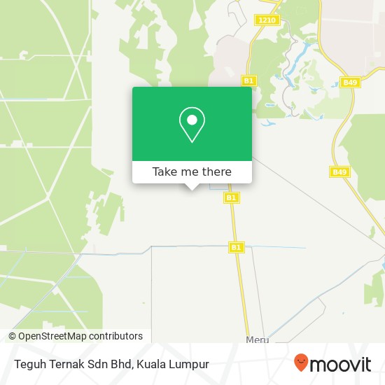 Teguh Ternak Sdn Bhd, Jalan Kempas 42200 Kapar map
