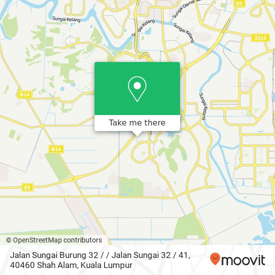 Jalan Sungai Burung 32 / / Jalan Sungai 32 / 41, 40460 Shah Alam map