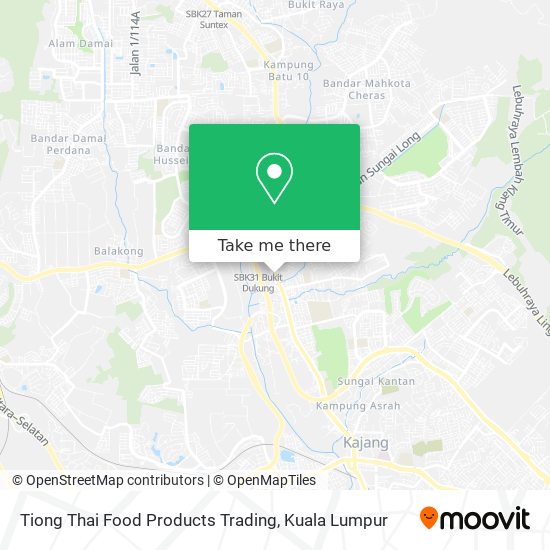 Tiong Thai Food Products Trading map