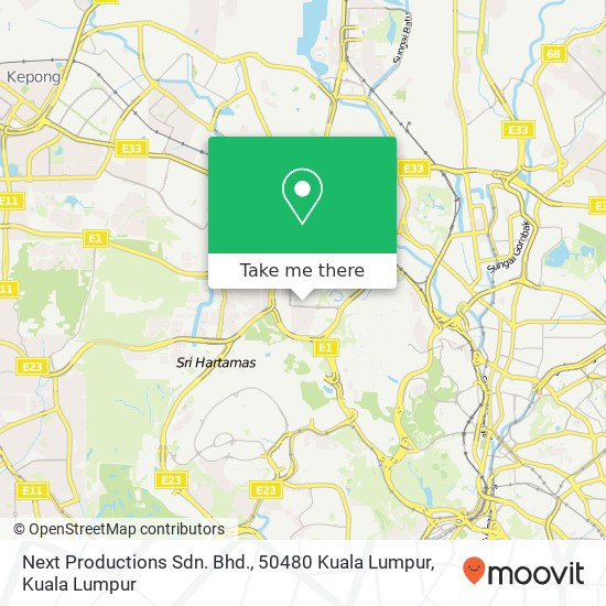 Next Productions Sdn. Bhd., 50480 Kuala Lumpur map