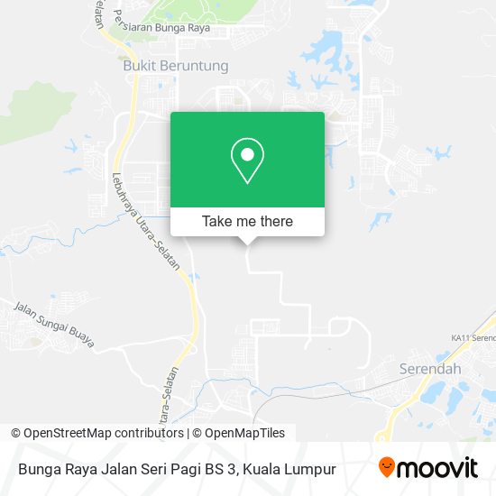 Bunga Raya Jalan Seri Pagi BS 3 map
