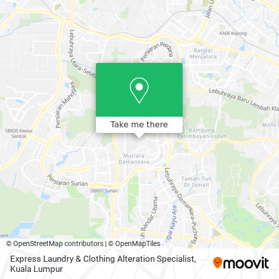Express Laundry & Clothing Alteration Specialist map