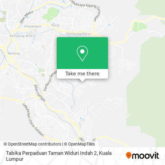 Peta Tabika Perpaduan Taman Widuri Indah 2